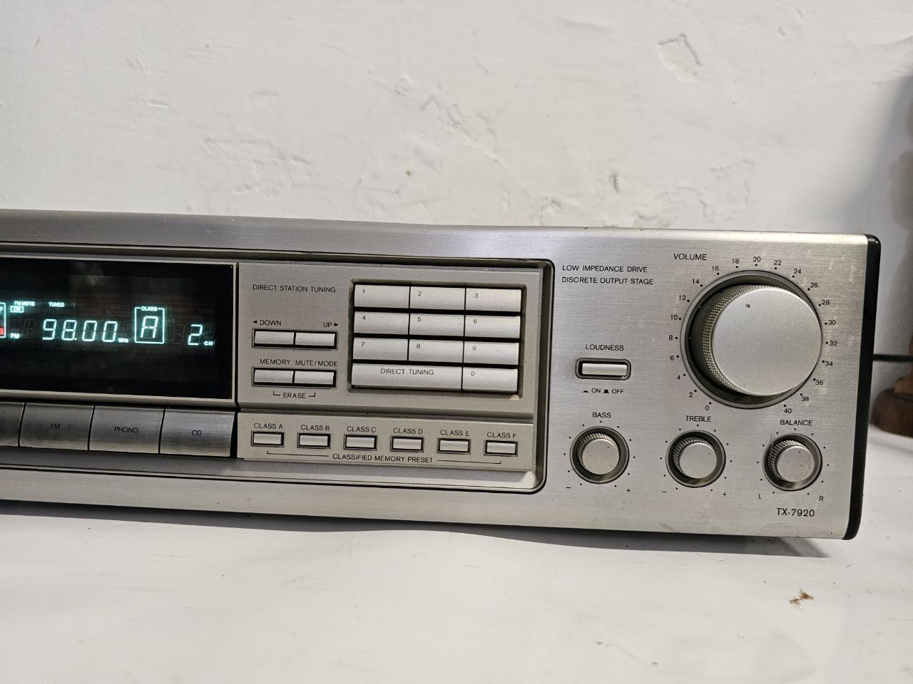 Amplituner stereo Onkyo TX-7920, Germany