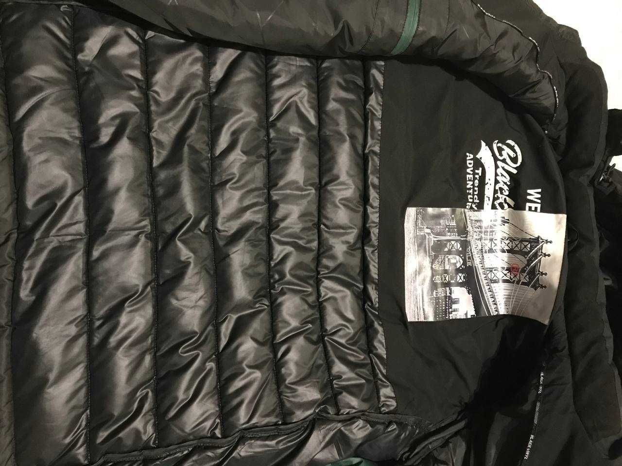 Чоловіча зимова куртка Black Vinyl
