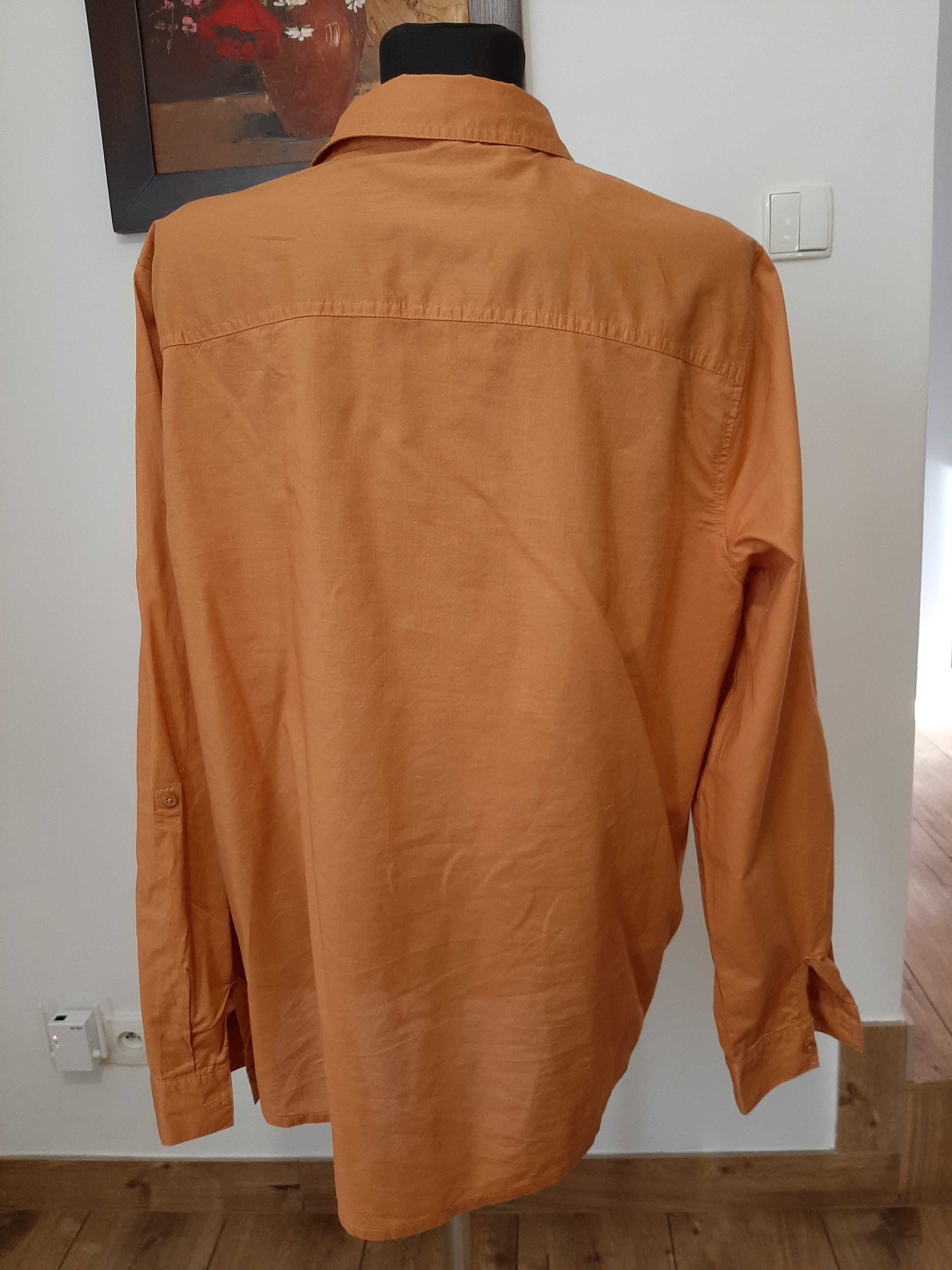 Pomarańczowa koszula, XL