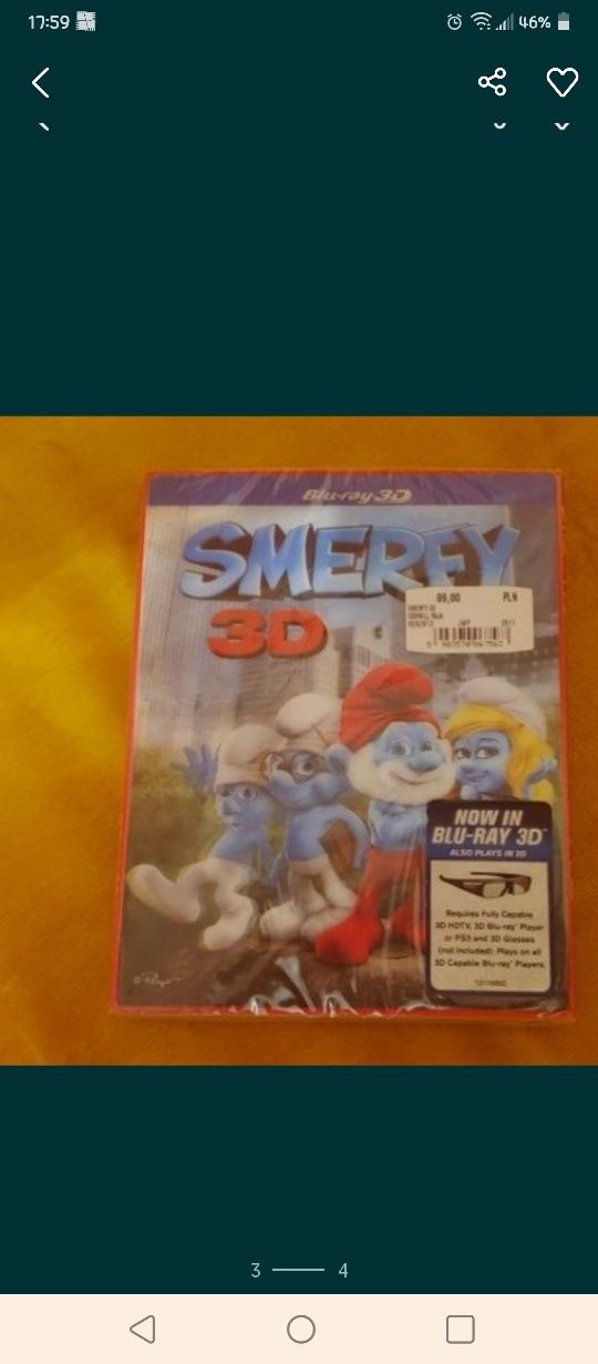 Smerfy 3D Blu-Ray Dubbing PL.