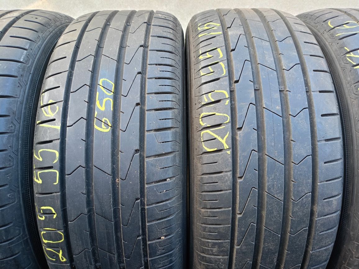 Opony letnie 205/55r16 Hankook 7mm 650zł 4szt