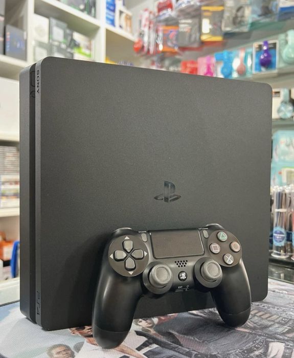PlayStation 4 Slim PS4 Novo 1TB + Comando + Jogo GTA V