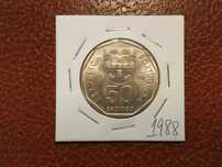 Portugal - moeda de 50 escudos de 1988