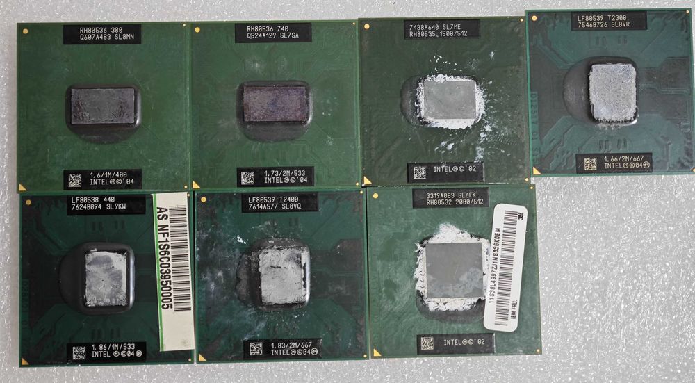 Procesory Intel i3, Core Duo, Pentium, Celeron, AMD Athlon