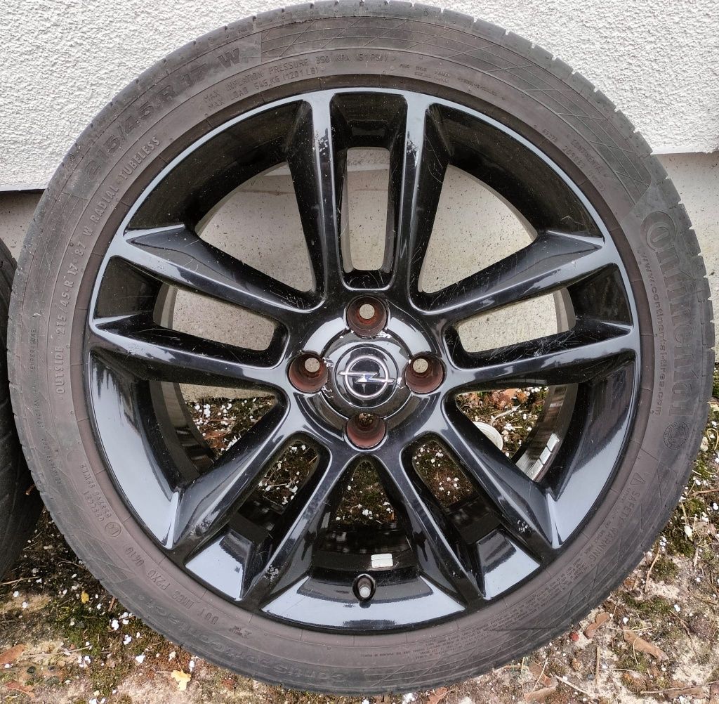 Felgi z oponami Opel Adam Corsa Meriva Carl 7x17 ET44 4x100
