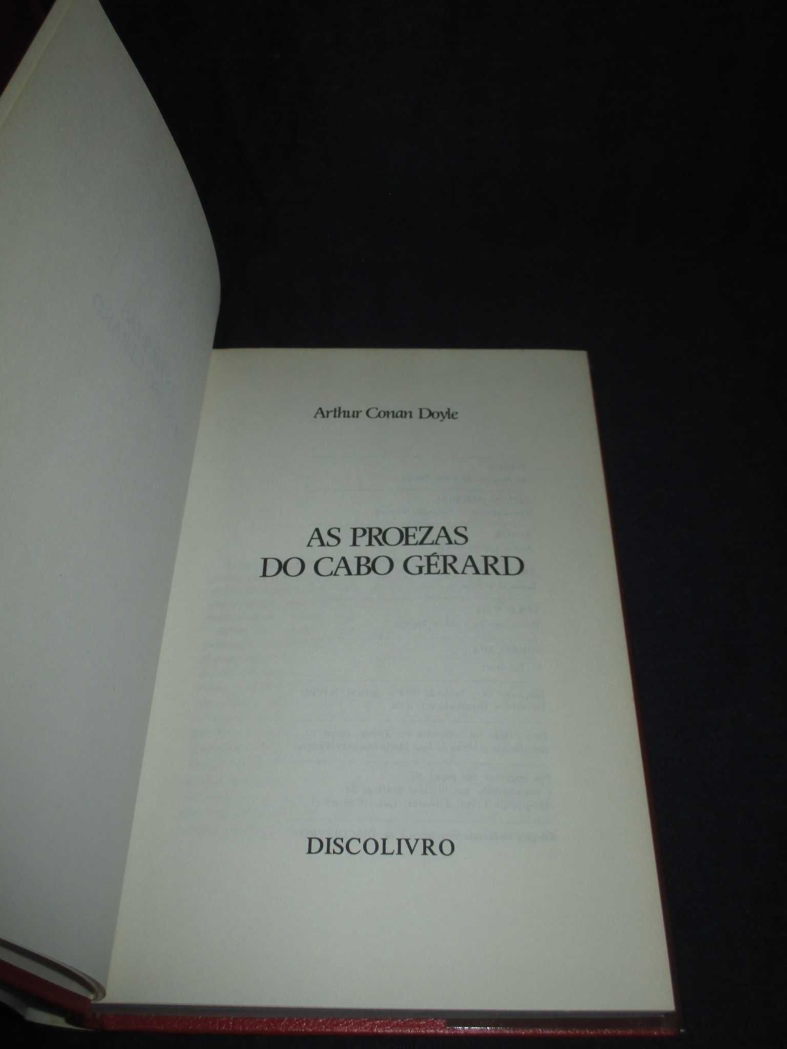 Livro As Proezas do Cabo Gérard A. Conan Doyle