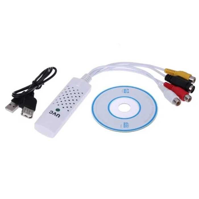 Adaptador USB Easycap UVC para video camara tv playstation DVD VHS NOV