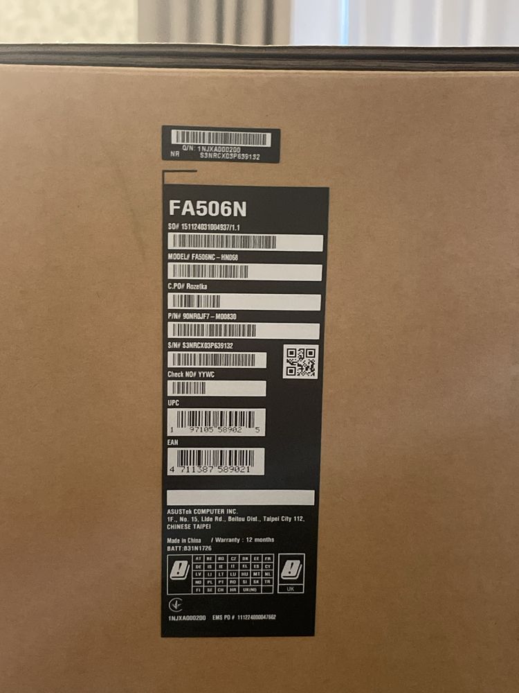 Ноутбук ASUS TUF Gaming F15