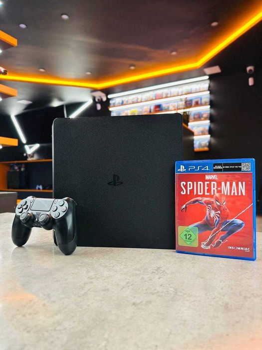 Комплект Sony PlayStation 4 Slim 1tb та гра Spider-Man з гарантією!
