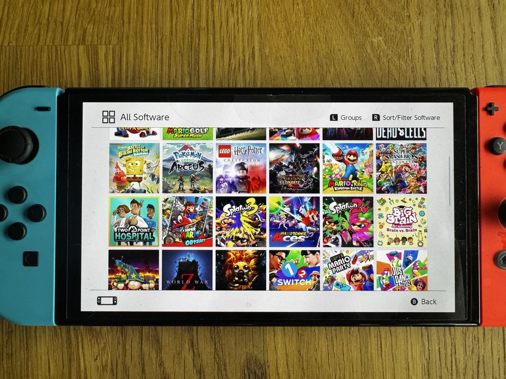 Nintendo Swich Oled 54 gry