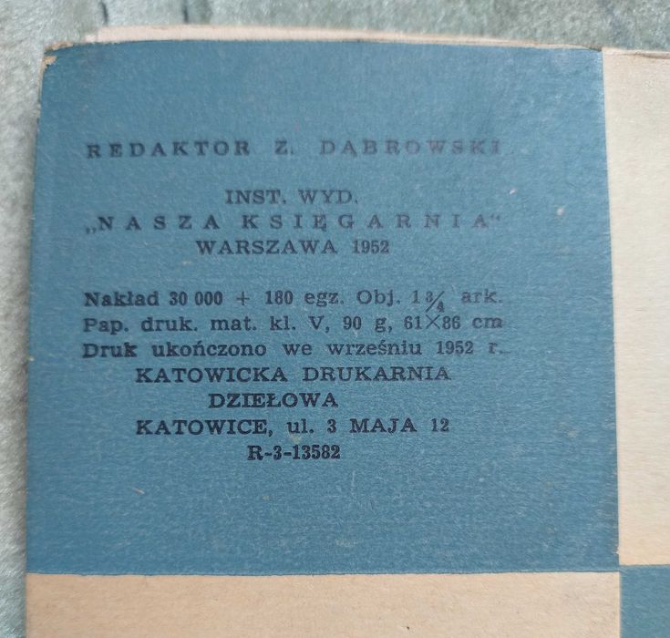 Młodzi Technicy wydanie z 1952r. Zawiera wzory prac technicznych