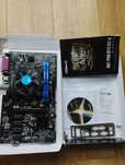 Płyta główna ASRock H81 PRO BTC R2.0 z procesorem I5 4460 i 2x4 GB ram