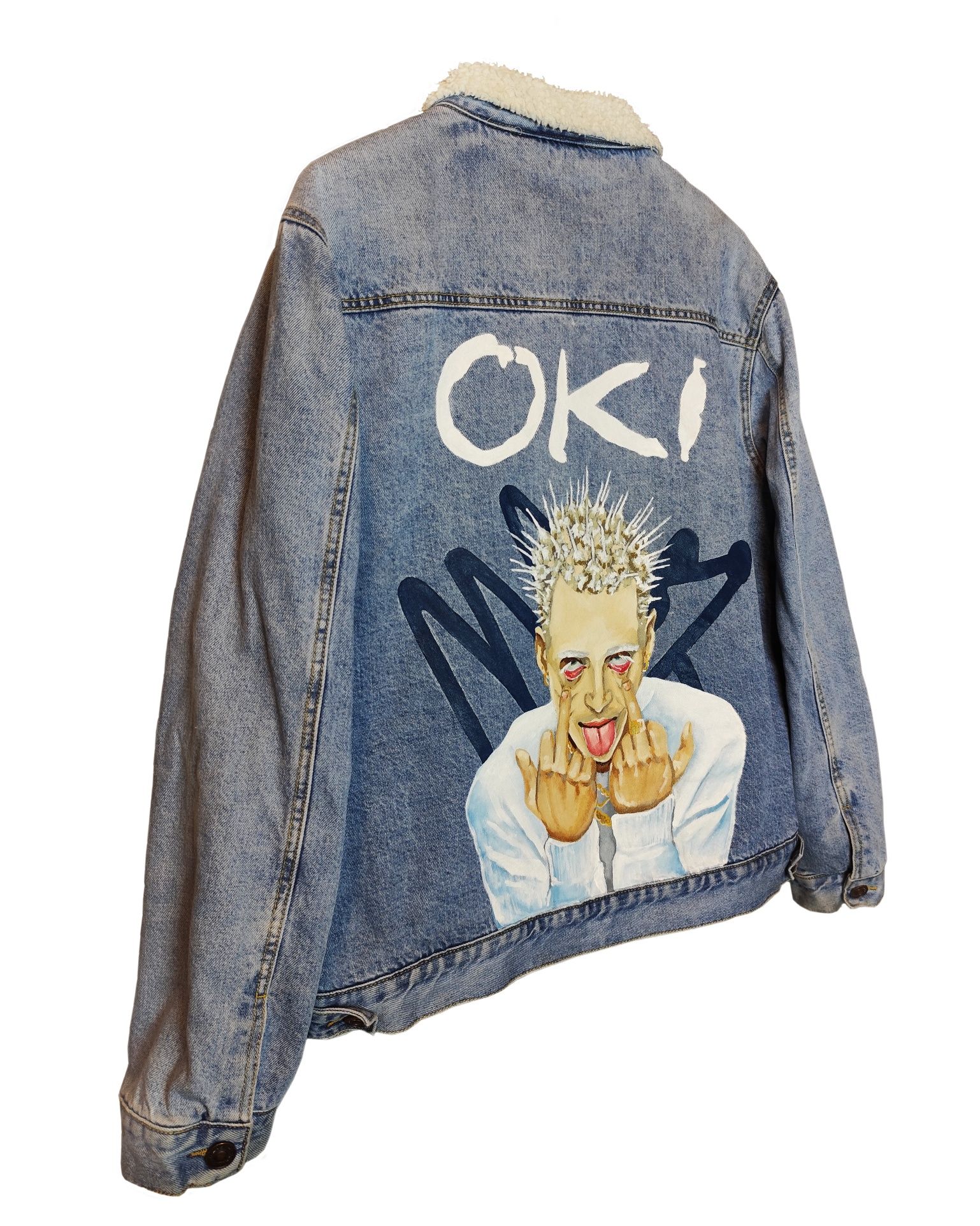 Custom Kurtka Jeansowa Oki 47