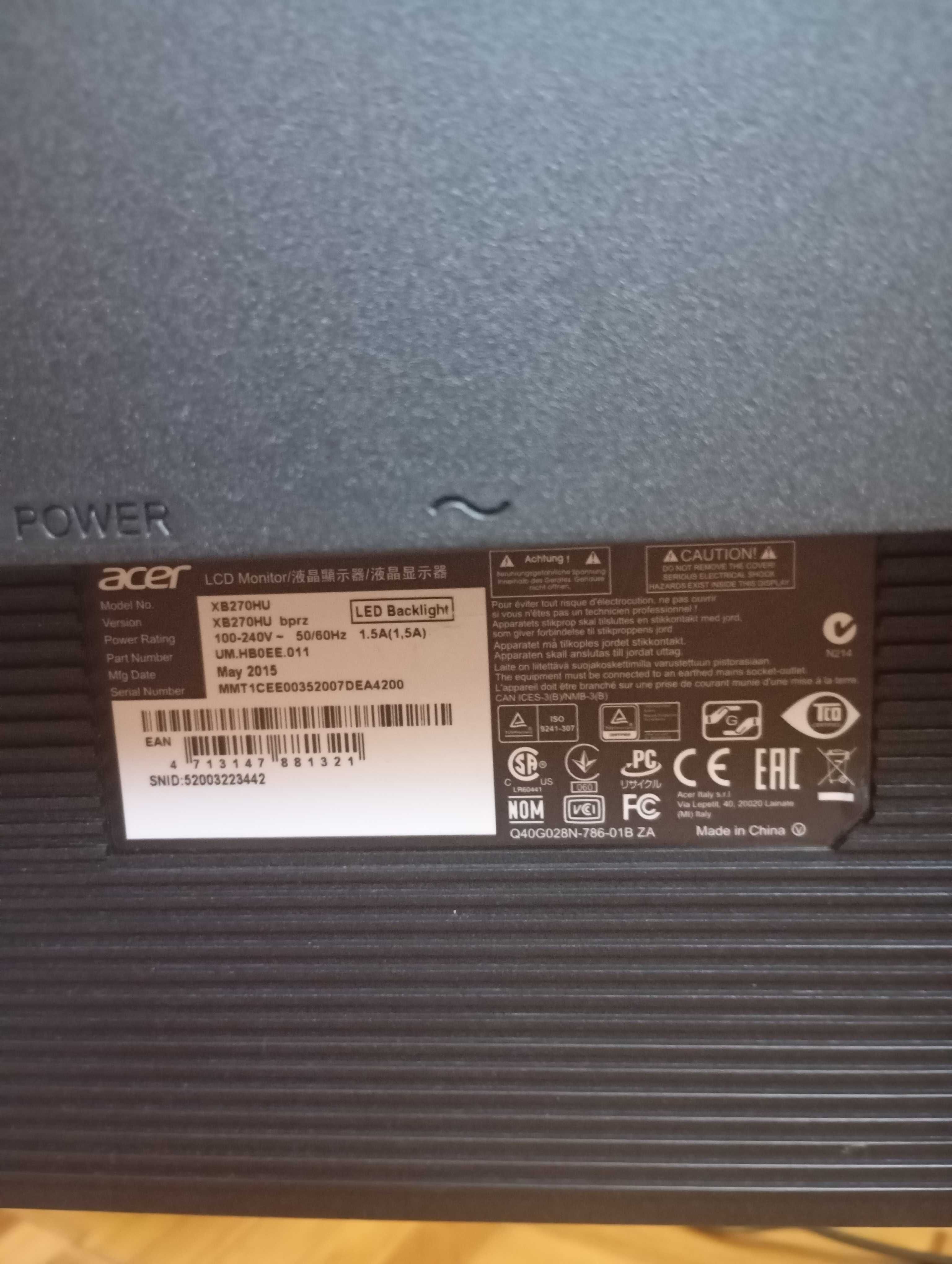 Monitor Gaming Acer