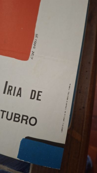 Cartaz bienal regional artes plásticas 87 povoa sta Iria pintura