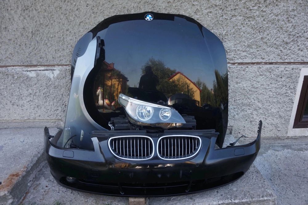 ZDERZAK MASKA BŁOTNIK KOMPLETNY PRZÓD BMW 5 E60