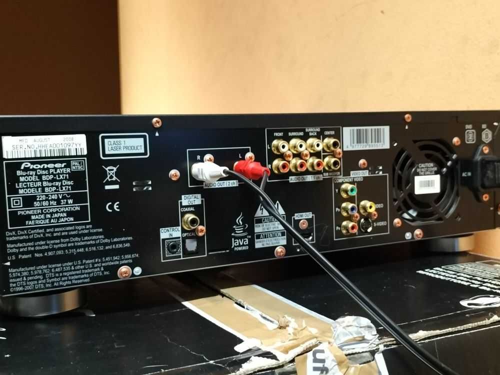 Top Odtwarzacz Bluray/CD/DVD/MP3 PIONEER BDP-LX71 /Pilot /Org. Karton!