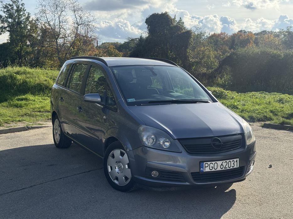 Opel Zafira 1.6 LPG 2005r. Manual/7-osobowy/tempomat/klima/PDC