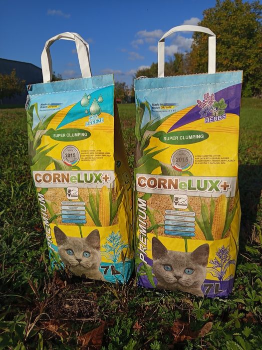 Наповнювач кукурудзяний для котів CorneLux 7лx
