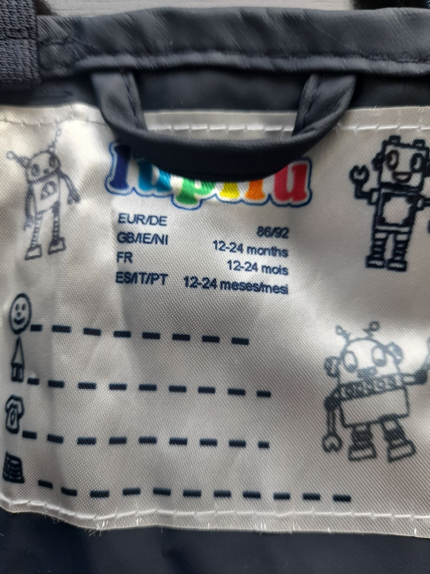 Spodenki na deszcz dziecię r.86-92.