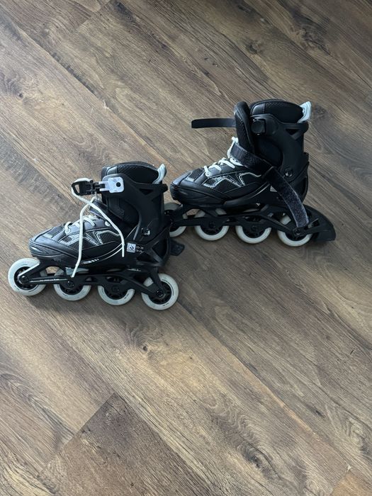 Rolki Dzieci OXELO EU 35/38 FIT Czarny