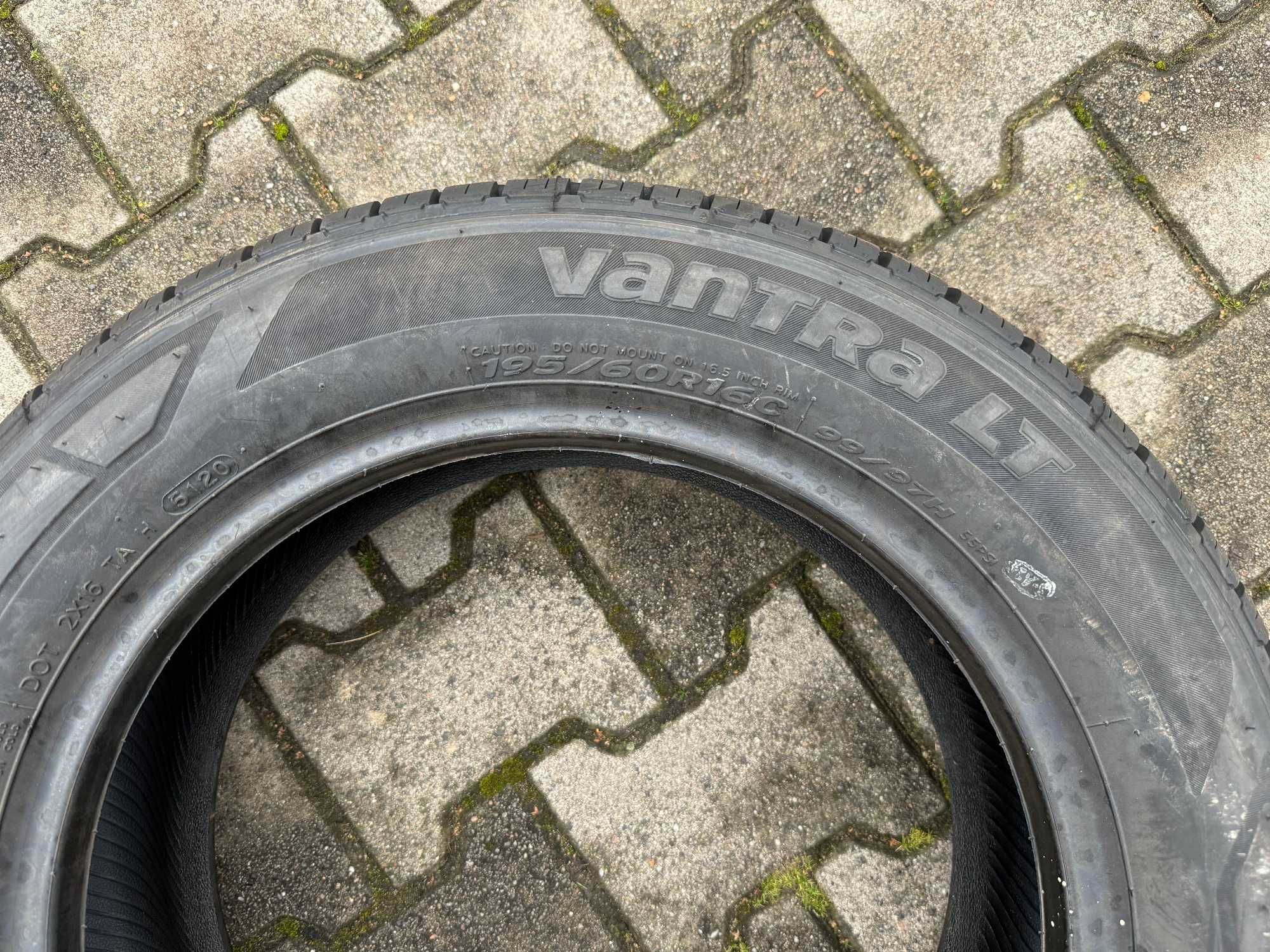 4x Nowe opony letnie dostawcze 195/60r16C HANKOOK VANTRA LT (2020r)