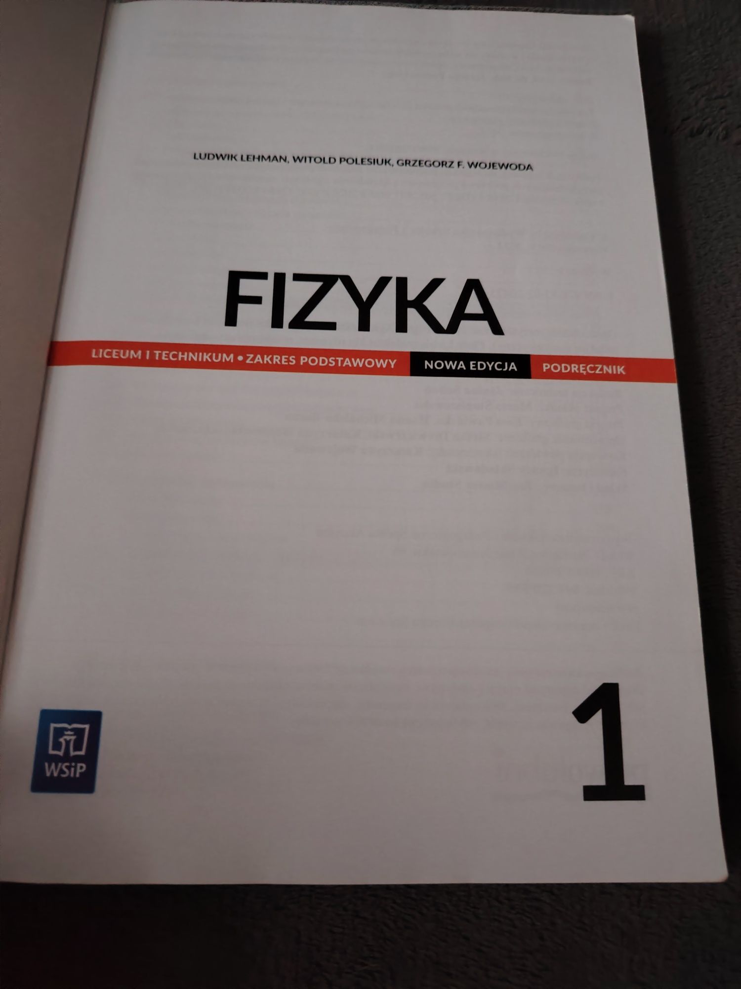 Fizyka 1 liceum i technikum
