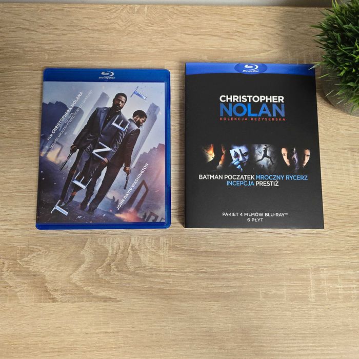 Bluray (PL) kolekcja Nolan: Incepcja, Tenet, Prestiż, Batman (1-3)