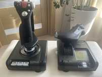джойстік Saitek Х-52 PRO + Logitech freedom