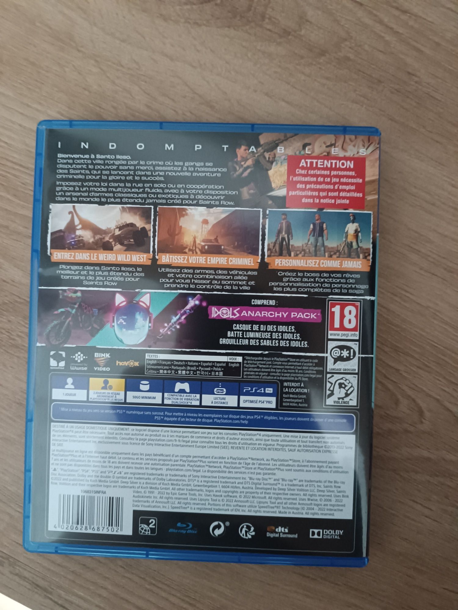Saints row day one edition PS4