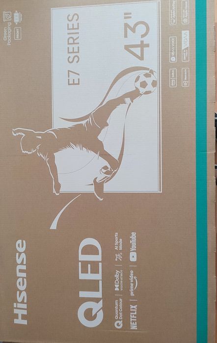 Телевізор Hisense 43E7NQ с гарантией