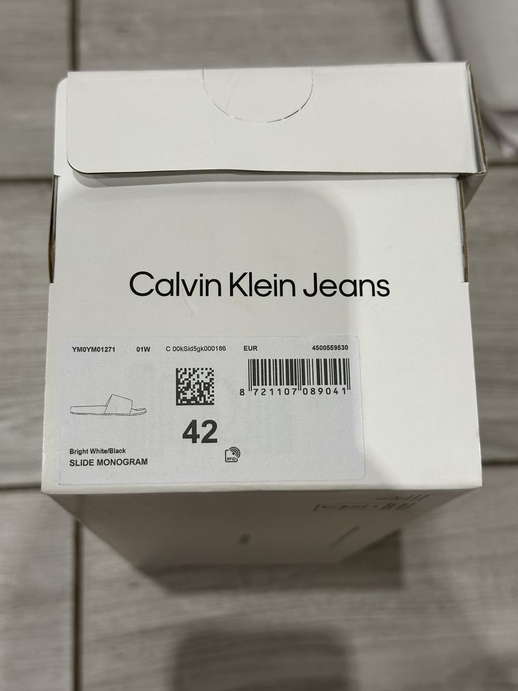 Оригінальні Тапочки Calvin Klein Slide Monogram шльопанці сандалі