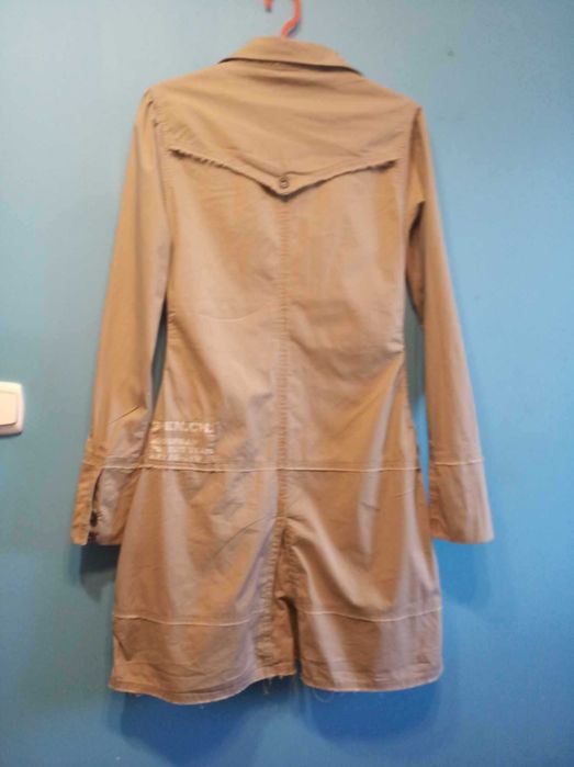 Sukienka typu szmizjerka bawełniana, obniżany stan - S/M - "Bench".