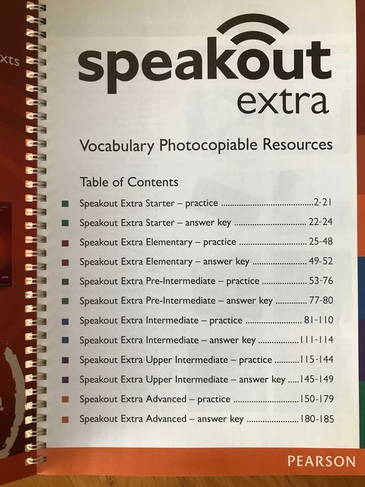 Speak Out extra Vocabulary photocopiable materials