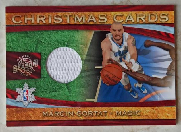 Panini Season Update 2009-10 Christmas Cards Marcin Gortat Jersey /499