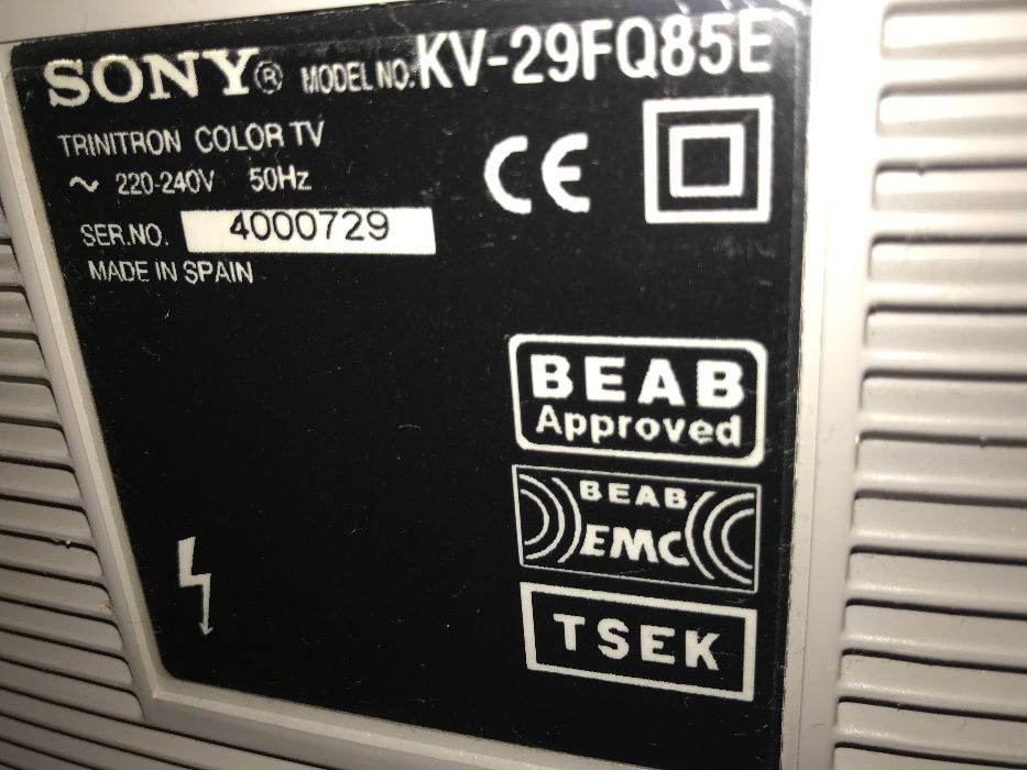 Продам телевизор SONY KV-29FQ85E