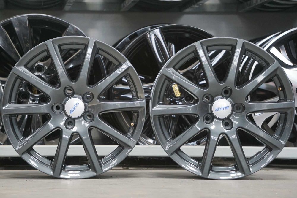 Alufelgi Alutec Germany 5x112 7Jx17 et47 cb66 pierscienie 57,1 grafit