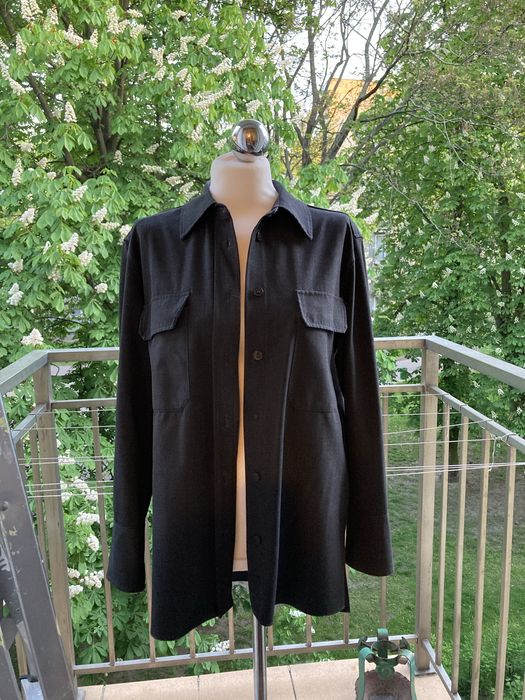 Zara koszula luźna, przedłużana w kolorze grafitowym  roz. S