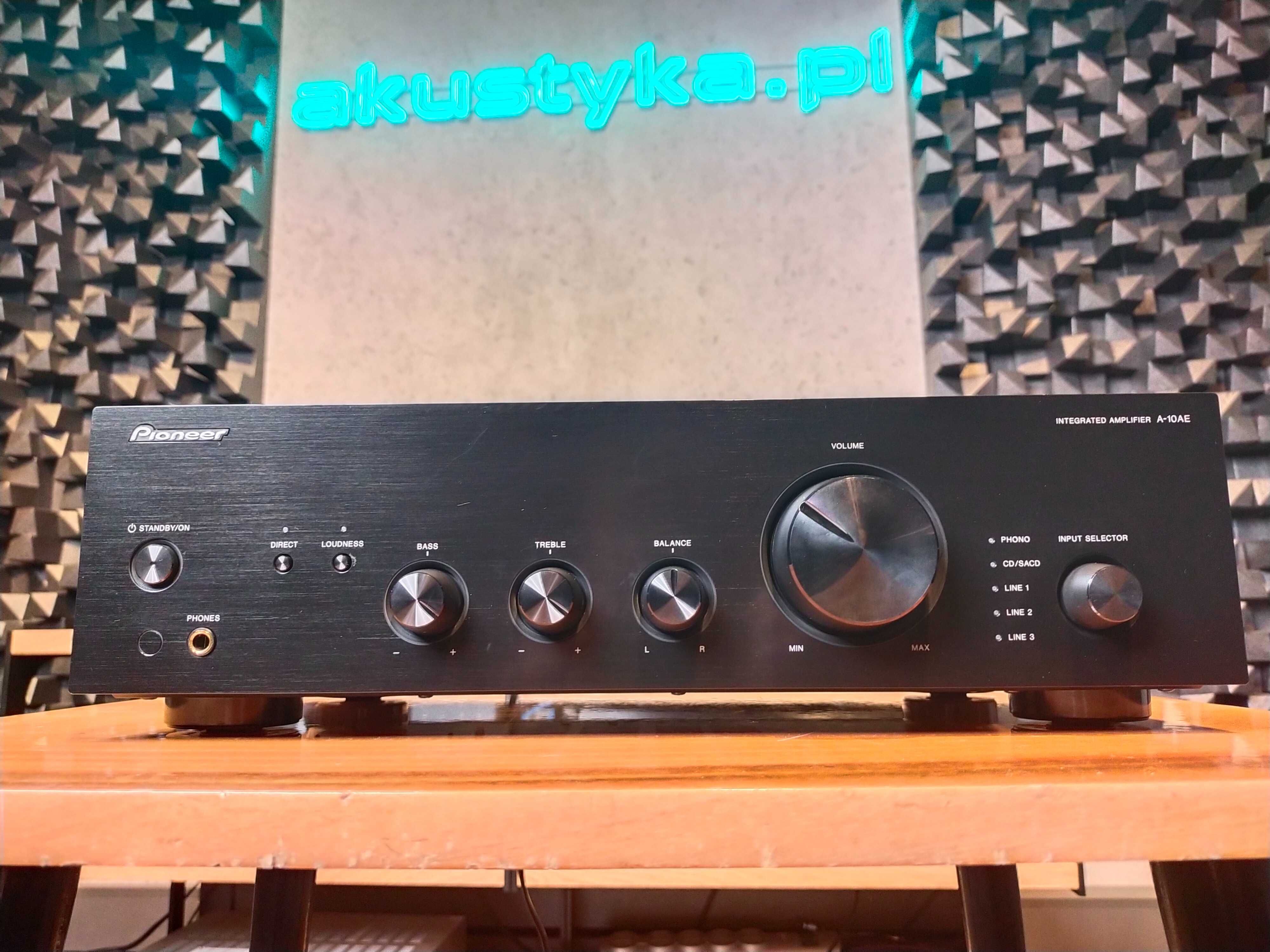 Pioneer A-10AE - Wzmacniacz zintegrowany stereo 30W - Powystawowy