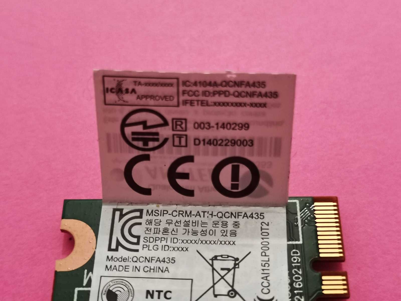 Atheros QcNFa435 - Karta Sieciowa WiFi