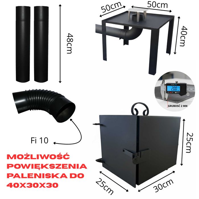 Wędzarnia Ogrodowa Drewniana Duża Domowa Produkcja POL Dostawa Książka