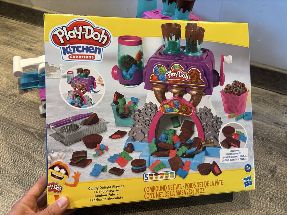 PlayDoh ciastolina fabryka cukierkow i czekolady