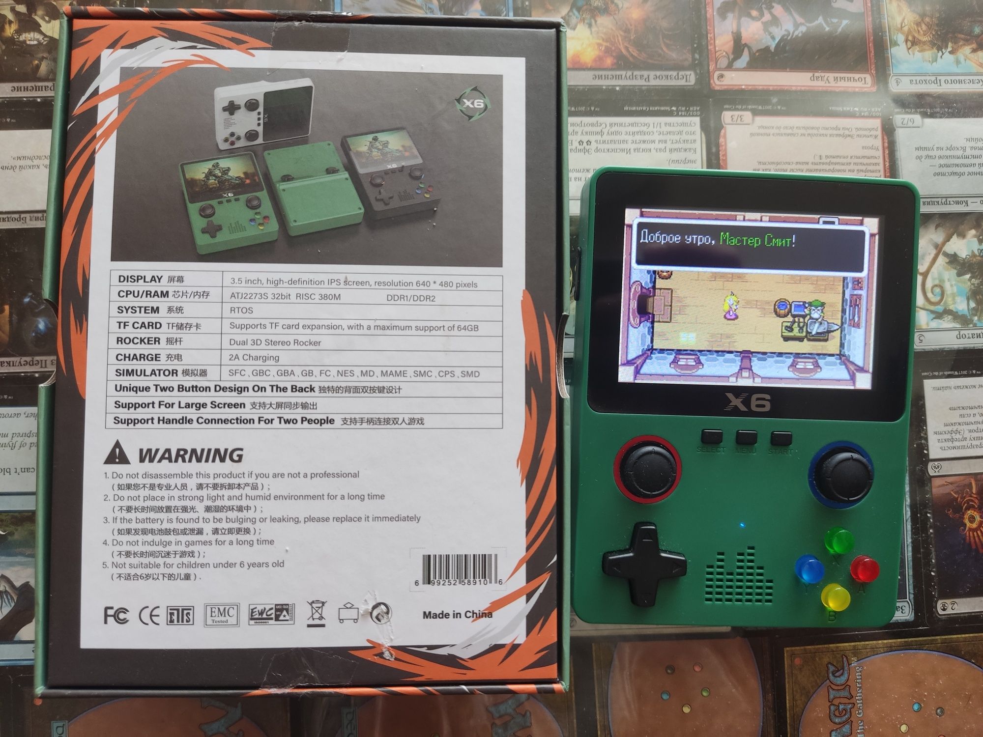 Game Console x6 "Gameboy emulator"