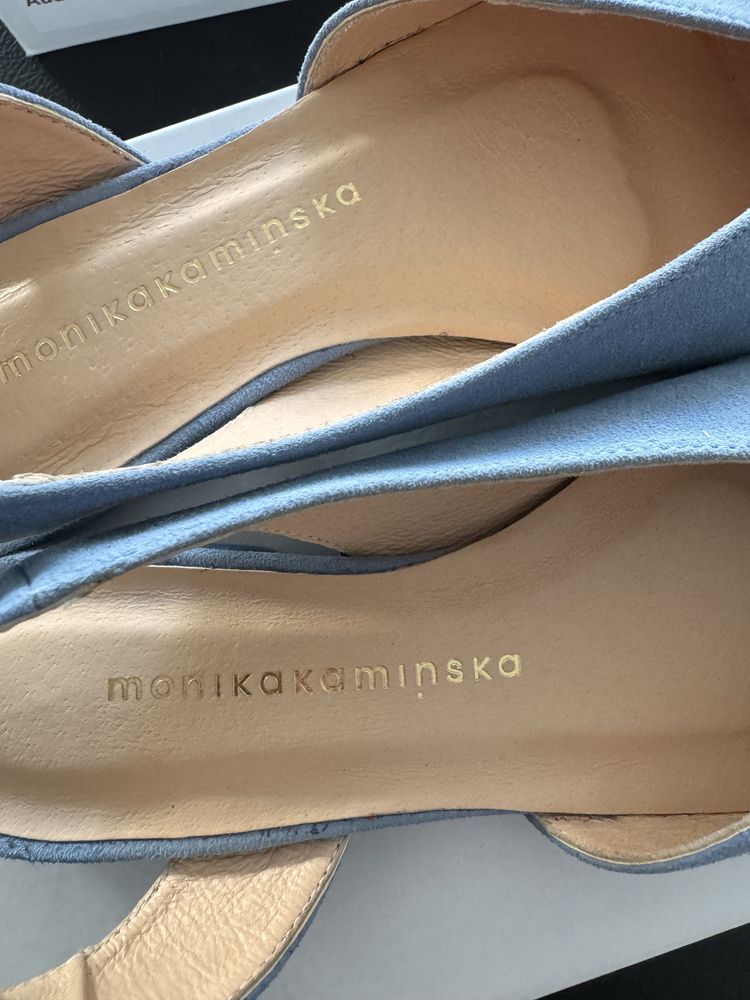 Monika Kamińska baleriny nowe 36. Kolor niebieski.