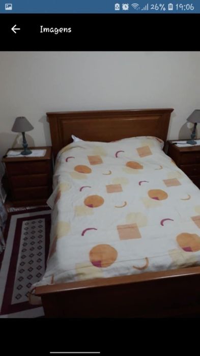 Quarto casal cor cerejeira