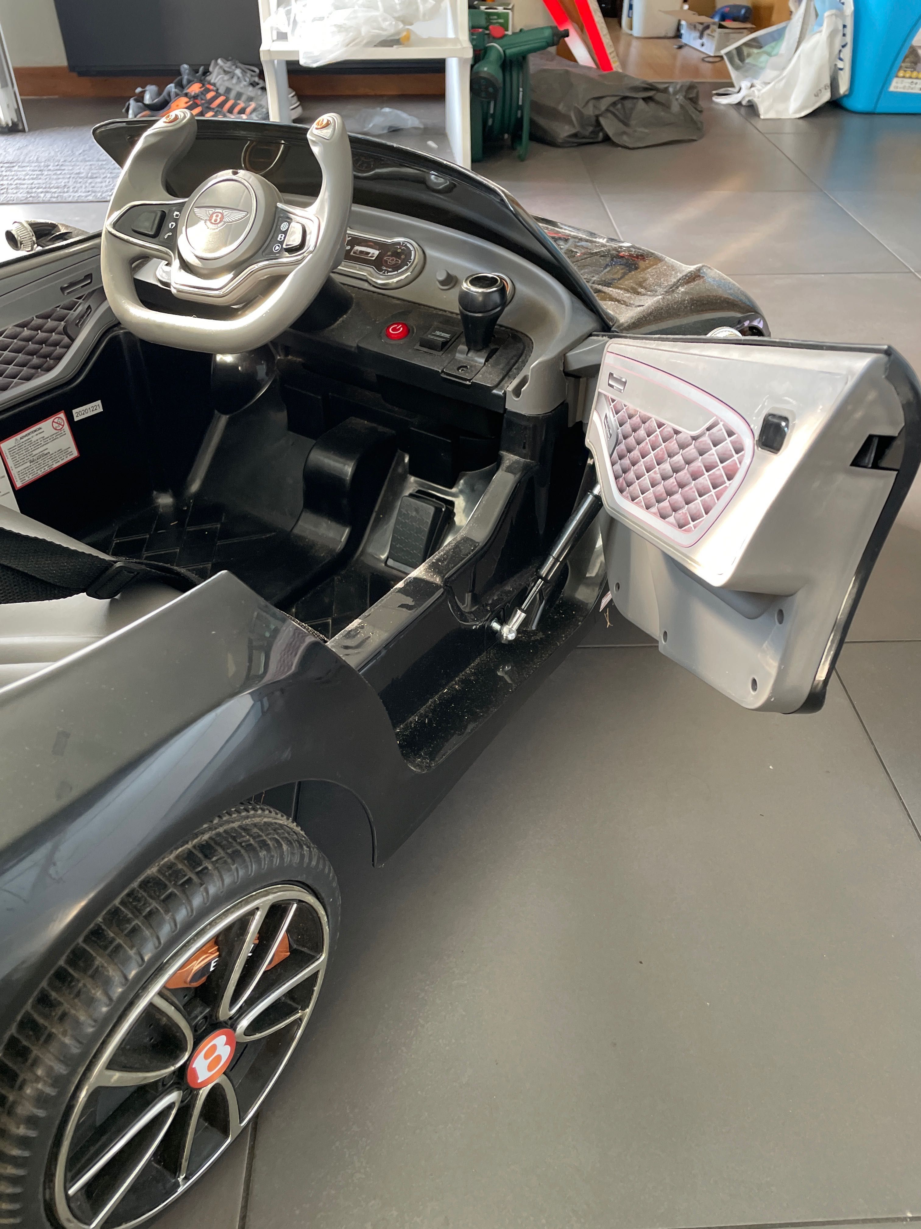 HOMCOM Bentley GT elétrico licenciado para crianças de 3-5 anos