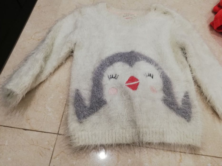 Camisola de lã como nova tamanho 9-12 meses