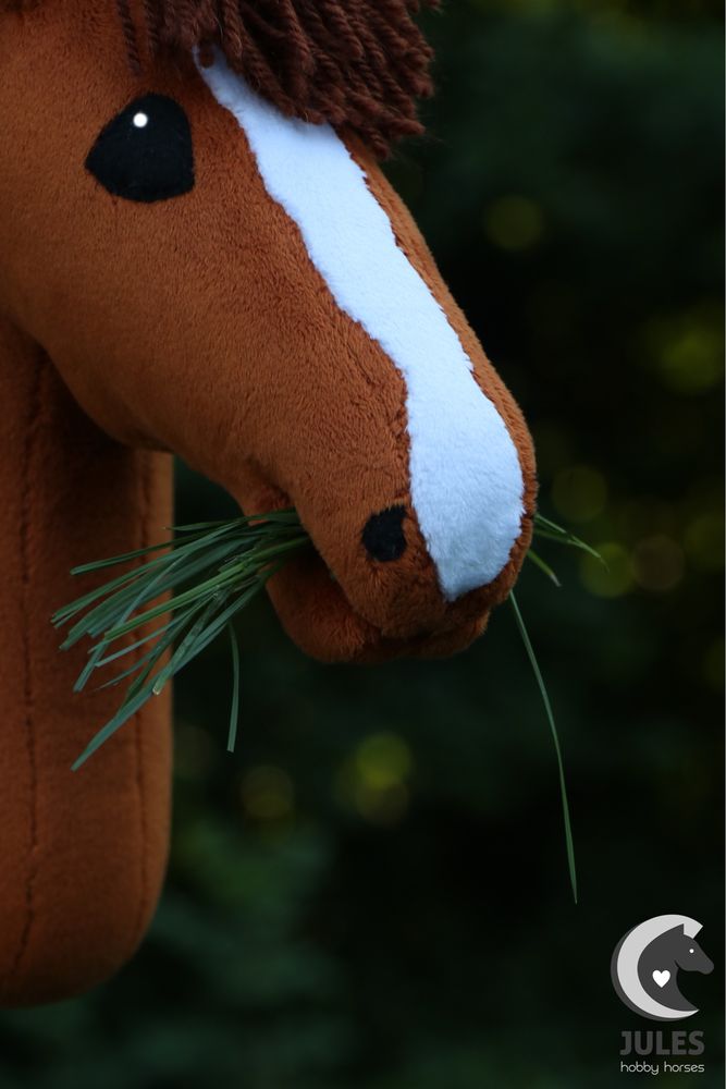 Hobby horse - konik na patyku Z AKCESORIAMI jakość PREMIUM