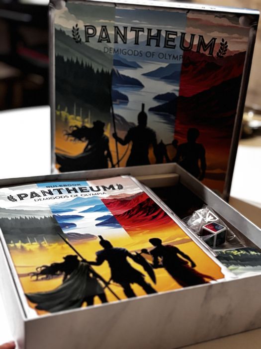 Kickstarter Pantheum gra planszowa ENG