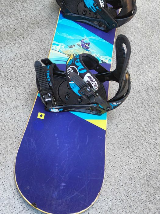 Dziecięcy snowboard NIDECKER NITRON 110 cm + wiązanie NIDECKER!